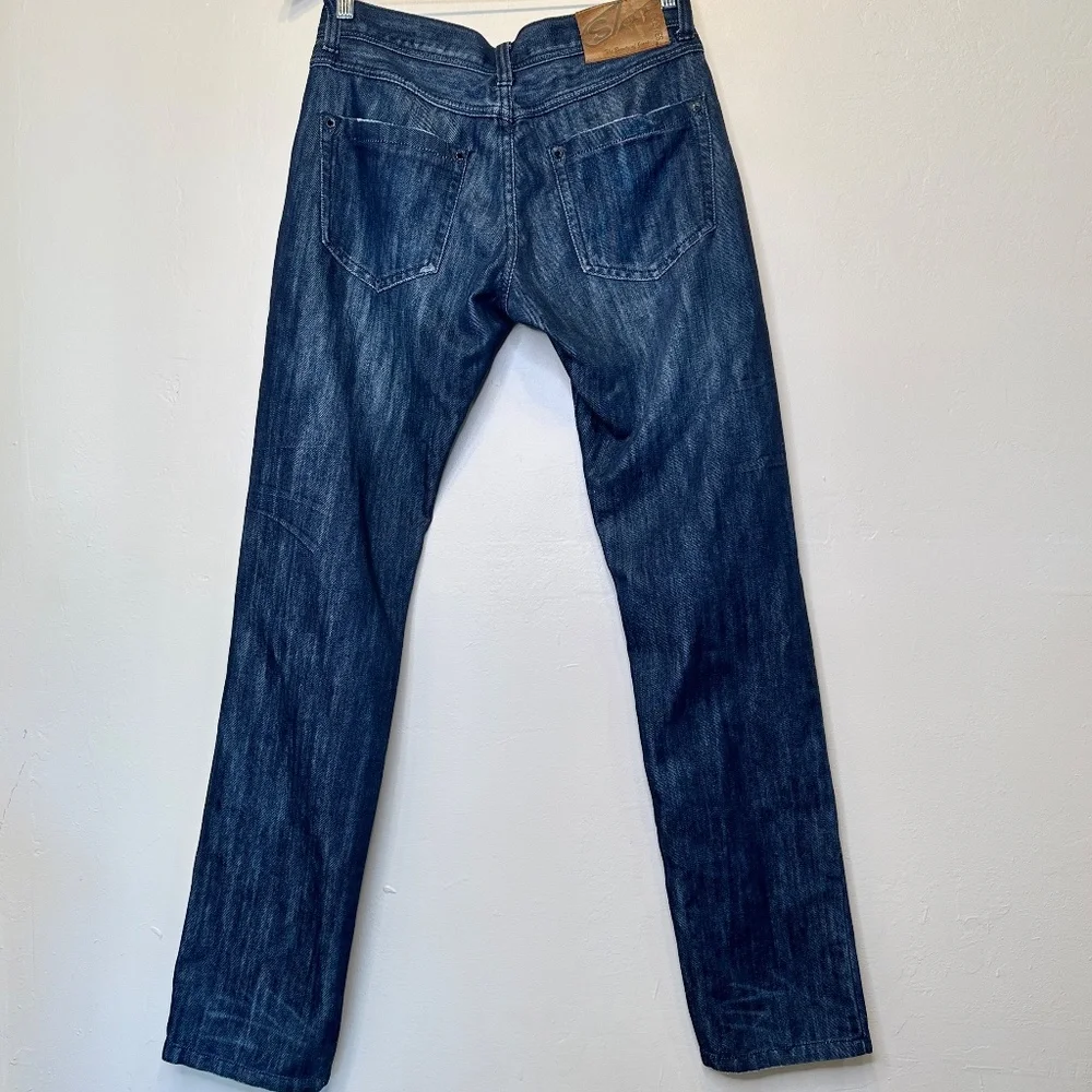 Semaforo Guido Dark Wash Button Fly Y2K Jersey Shore Streetwear Jeans